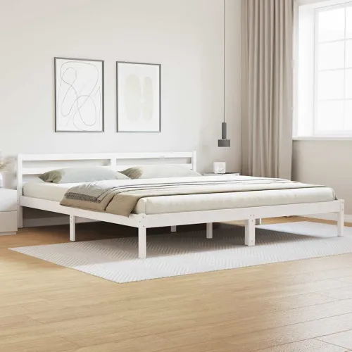 Okvir za krevet Bijelo 215,5 x 205,5 x 69,5 cm - Bijelo 200 x 210 cm Cijena