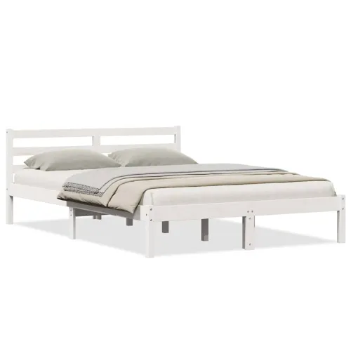 Okvir za krevet Bijelo 225,5 x 145,5 x 69,5 cm - Bijelo 140 x 220 cm Cijena