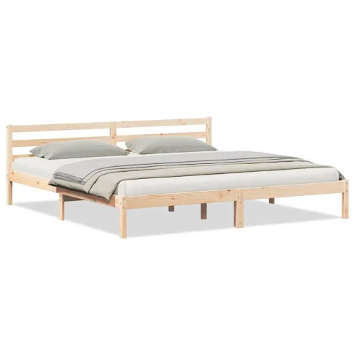 Okvir za krevet Smeđa 225,5 x 185,5 x 69,5 cm - Prirodna 180 x 220 cm Cijena