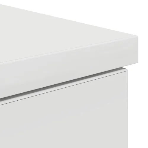Stol Bijelo Konstruirano drvo 140 x 49 x 76 cm - Bijelo Cijena