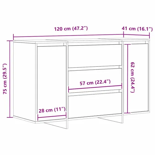 Kreveta Sonoma hrast 120 x 41 x 75 cm Konstruirano drvo - sonoma hrast Cijena
