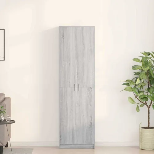 Ormarić Siva Sonoma 55 x 25 x 189 cm Konstruirano drvo - Sivi hrast sonoma Cijena