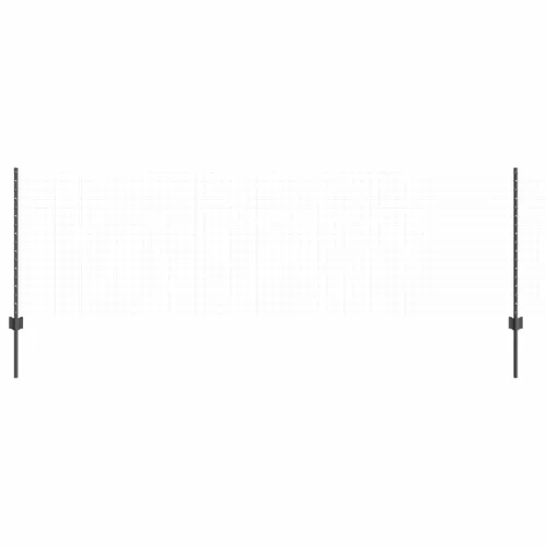 Ugrađeni stup za ogradu 11 kom. Siva 120 cm - Čelik/sivo 120 cm 11 Cijena
