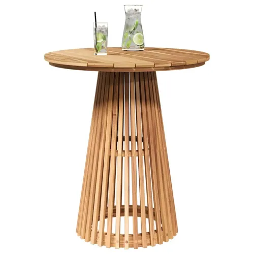 Bocni stol Smeđa 70 x 70 x 75 cm Čvrsto teak drvo - Ø70 x 75 cm Cijena