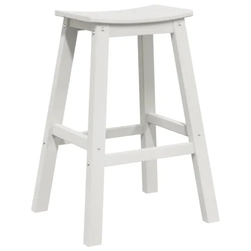 Barska stolica 2 kom. Bijelo 52 x 43 x 73,5 cm HDPE - Bijelo Cijena