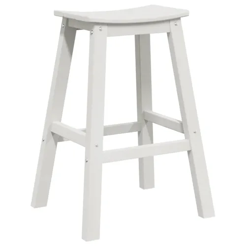 Barska stolica 2 kom. Bijelo 52 x 43 x 73,5 cm HDPE - Bijelo Cijena