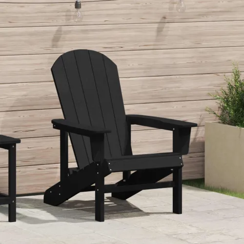 Adirondack stolica Crna HDPE - Crna bez oslonca za noge Cijena