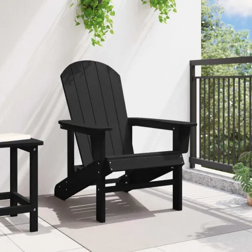 Adirondack stolica Crna HDPE - Crna bez oslonca za noge Cijena
