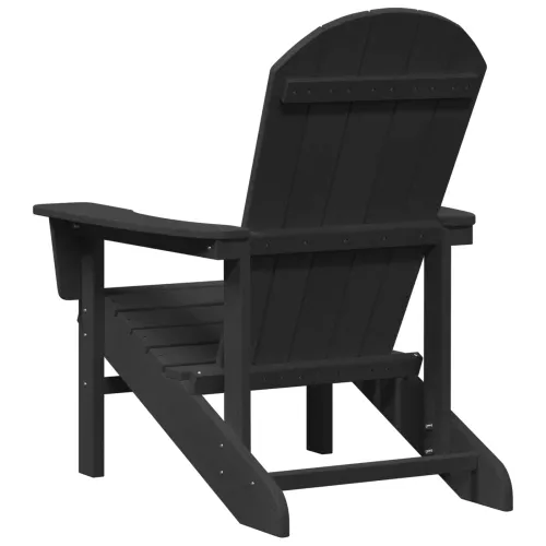 Adirondack stolica Crna HDPE - Crna bez oslonca za noge Cijena
