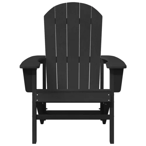 Adirondack stolica Crna HDPE - Crna bez oslonca za noge Cijena