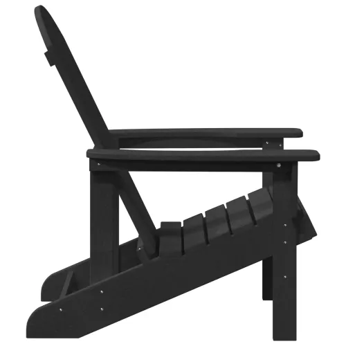 Adirondack stolica Crna HDPE - Crna bez oslonca za noge Cijena