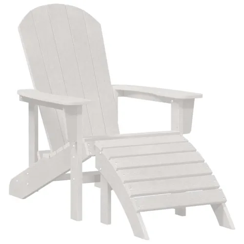 Adirondack stolica Bijelo HDPE - Bijelo s podnožjem Cijena
