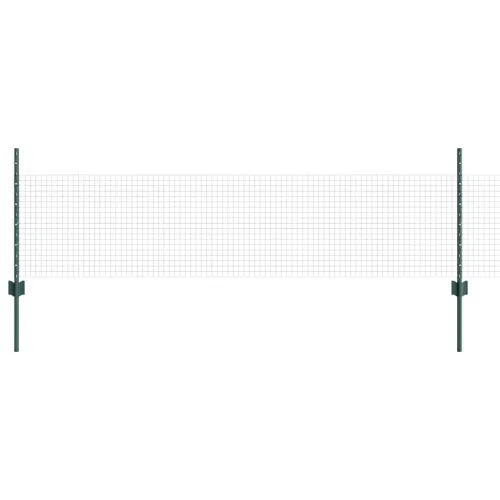 Zatvorena žičana ograda s postovima 100 x 0,5 m Zelena Mreža - Zelena 100 x 0,5 m ograda (mreža 2,5 x 2,5 cm) Cijena
