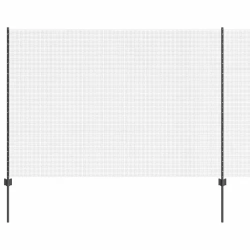 Zatvorena žičana ograda s postovima 10 x 1,6 m Siva Mreža - Siva ograda 10 x 1,6 m (mreža 1,2 x 1,2 cm) Cijena