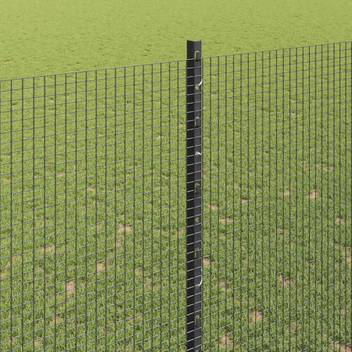 Zatvorena žičana ograda s postovima 10 x 1,6 m Siva Mreža - Siva ograda 10 x 1,6 m (mreža 1,2 x 1,2 cm) Cijena