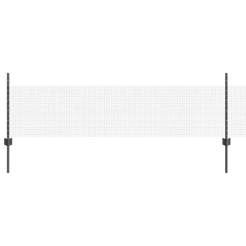 Zatvorena žičana ograda s postovima 50 x 0,5 m Siva Mreža - Siva Ograda 50 x 0,5 m (mreža 1,6 x 1,6 cm) Cijena