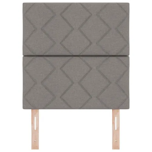 Uzglavlje Sivo-smeđa tkanina - Sivo-smeđa 80 cm Visoki uzglavlje Cijena