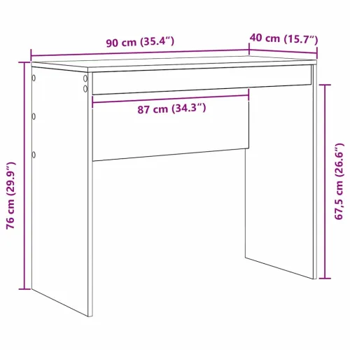 Stol Sonoma hrast 90 x 40 x 76 cm - sonoma hrast 90 x 40 x 76 cm Cijena