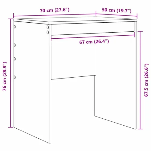 Stol Umjetnički hrast 70 x 50 x 76 cm - hrast artisan 70 x 50 x 76 cm Cijena