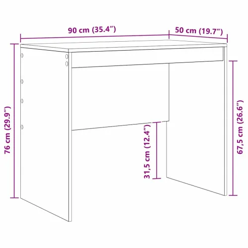 Stol Umjetnički hrast 90 x 50 x 76 cm - hrast artisan 90 x 50 x 76 cm Cijena