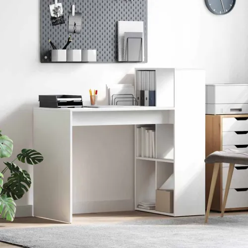 Stol Bijelo Konstruirano drvo 108 x 55 x 103.5 cm - Bijelo Cijena