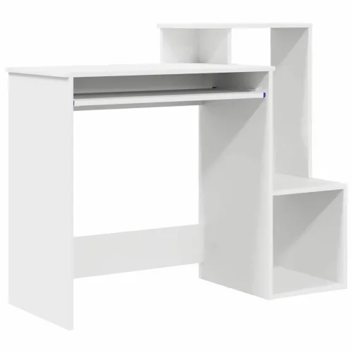 Stol Bijelo 106 x 41 x 88.5 cm Konstruirano drvo - Bijelo Cijena