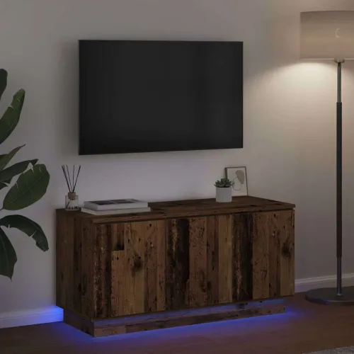 TV ormar 100 x 38 x 49 cm Staro drvo Konstruirano drvo - Staro drvo Cijena
