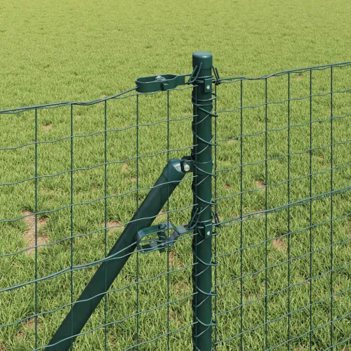 Euro Ograđivanje Ukop 10 x 0,6 m Čelik premazan PVC-om Zelena - 10 x 0,6 m (mreža 50 x 50 mm) Zelena Fiksacija na tlo Cijena