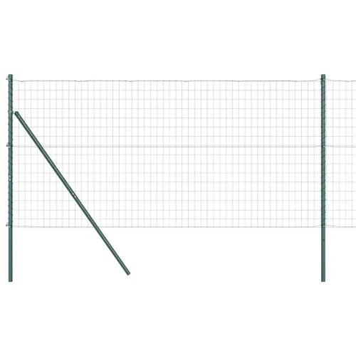 Euro Ograđivanje Ukop 10 x 1,2 m Čelik premazan PVC-om Zelena - 10 x 1,2 m (mrežica 50 x 75 mm) Zelena Fiksacija na tlo Cijena