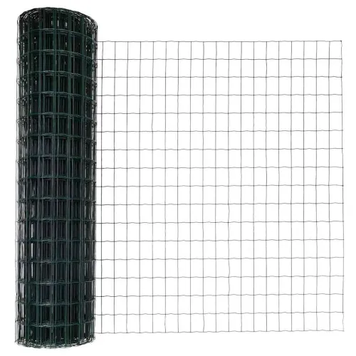 Euro Ograđivanje Ukop 10 x 1,2 m Čelik premazan PVC-om Zelena - 10 x 1,2 m (mrežica 50 x 75 mm) Zelena Fiksacija na tlo Cijena