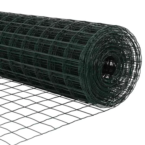 Euro Ograđivanje Ukop 10 x 1,6 m Čelik premazan PVC-om Zelena - 10 x 1,6 m (50 x 75 mm mreža) Zelena Fiksacija na tlo Cijena