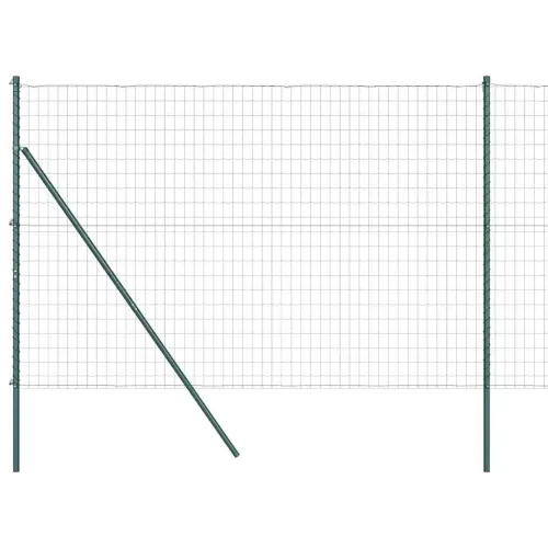 Euro Ograđivanje Ukop 10 x 1,6 m Čelik premazan PVC-om Zelena - 10 x 1,6 m (50 x 75 mm mreža) Zelena Fiksacija na tlo Cijena