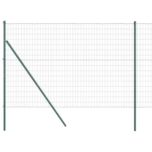 Euro Ograđivanje Ukop 10 x 1,6 m Čelik premazan PVC-om Zelena - 10 x 1,6 m (50 x 100 mm mreža) Zelena Fiksacija na tlo Cijena