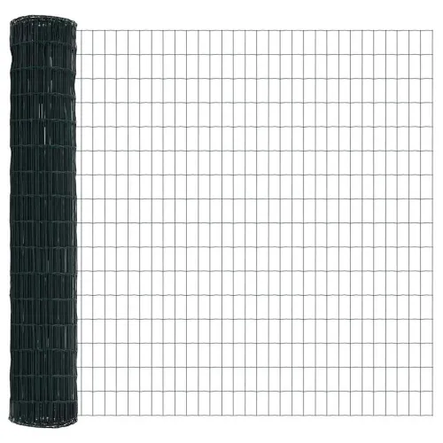 Euro Ograđivanje Ukop 10 x 1,6 m Čelik premazan PVC-om Zelena - 10 x 1,6 m (50 x 100 mm mreža) Zelena Fiksacija na tlo Cijena
