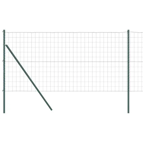 Euro Ograđivanje Ukop 10 x 1,2 m Čelik premazan PVC-om Zelena - 10 x 1,2 m (75 x 100 mm mreža) Zelena Fiksacija na tlo Cijena