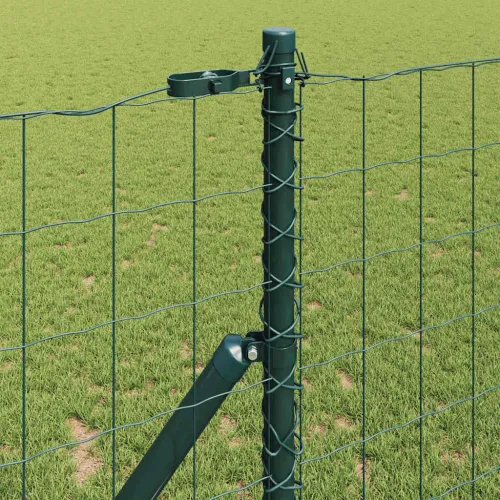 Euro Ograđivanje Ukop 10 x 1,2 m Čelik premazan PVC-om Zelena - 10 x 1,2 m (75 x 100 mm mreža) Zelena Fiksacija na tlo Cijena