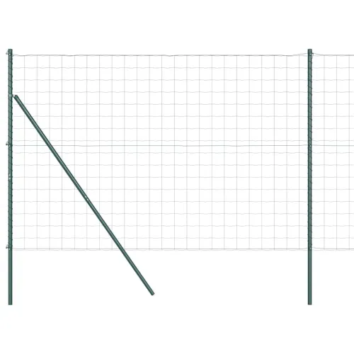 Euro Ograđivanje Ukop 10 x 1,6 m Čelik premazan PVC-om Zelena - 10 x 1,6 m (mreza 100 x 100 mm) Zelena Fiksacija na tlo Cijena