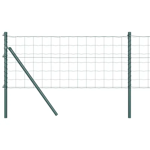 Euro Ograđivanje Ukop 25 x 0,6 m Čelik premazan PVC-om Zelena - 25 x 0,6 m (mreža 100 x 100 mm) Zelena Fiksacija na tlo Cijena