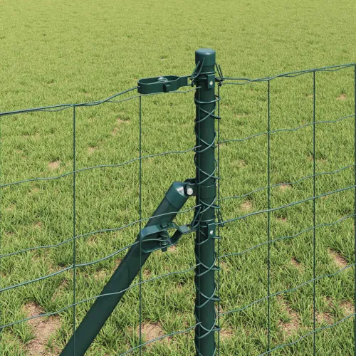 Euro Ograđivanje Ukop 25 x 0,6 m Čelik premazan PVC-om Zelena - 25 x 0,6 m (mreža 100 x 100 mm) Zelena Fiksacija na tlo Cijena