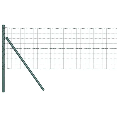 Euro Ograđivanje Ukop 10 x 0,6 m Čelik premazan PVC-om Zelena - 10 x 0.6 m (76 x 64 mm mreža) Zelena Fiksacija na tlo Cijena