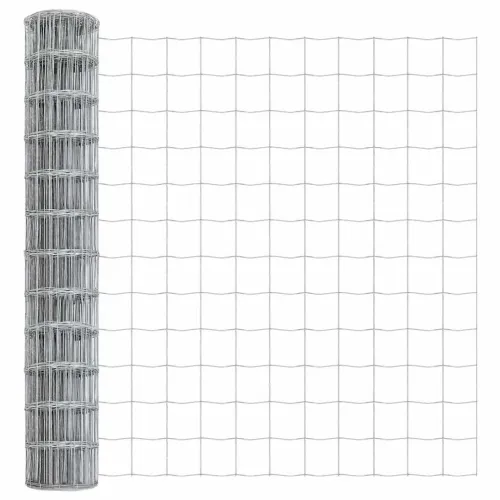 Euro Ograđivanje Ukop 10 x 1,2 m Pocinčani čelik Srebrna Mreža - 10 x 1,2 m (mreža 100 x 100 mm) Pocinčani čelik Fiksacija na tl Cijena