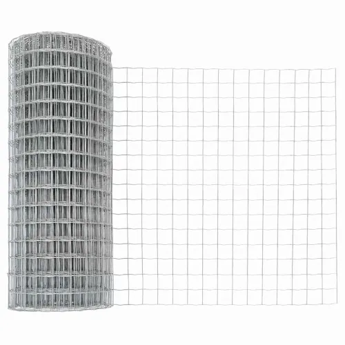 Vanjska Euro Ograda s Oštrim Šiljcima 25 x 0,6 m Srebrna Mreža - 25 x 0,6 m (mreža 50 x 50 mm) Pocinčani čelik Vijak sidro fiksa Cijena