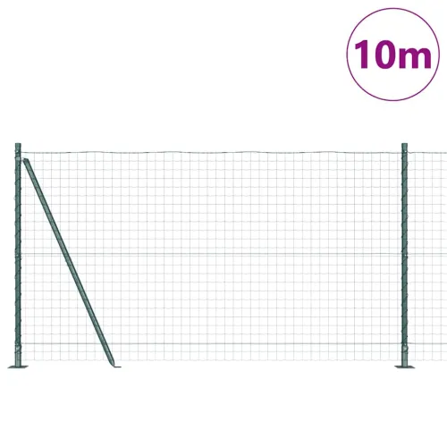 Euro Ograđivanje s Betonskom Bazom 10 x 1,2 m Zelena Mreža - 10 x 1,2 m (mreža 50 x 50 mm) Zelena Betonska baza fiksacija Cijena
