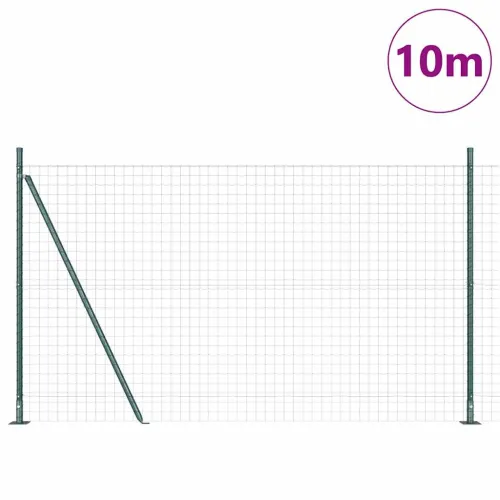 Euro Ograđivanje s Betonskom Bazom 10 x 1,6 m Zelena Mreža - 10 x 1,6 m (mreža 50 x 50 mm) Zelena Betonska baza fiksacija Cijena