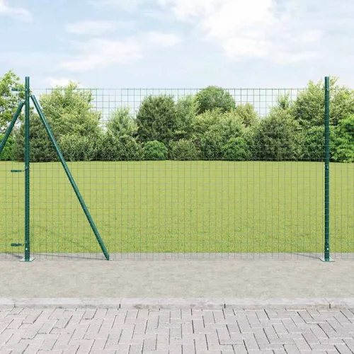 Euro Ograđivanje s Betonskom Bazom 10 x 1,6 m Zelena Mreža - 10 x 1,6 m (mreža 50 x 50 mm) Zelena Betonska baza fiksacija Cijena