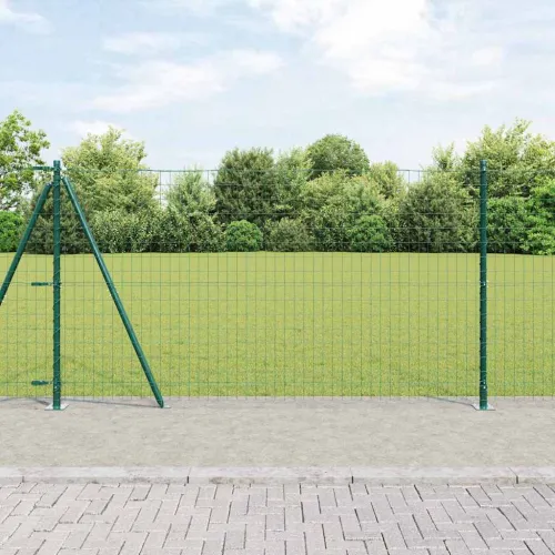 Euro Ograđivanje s Betonskom Bazom 10 x 1,2 m Zelena Mreža - 10 x 1,2 m (mrežica 50 x 75 mm) Zelena Betonska baza fiksacija Cijena