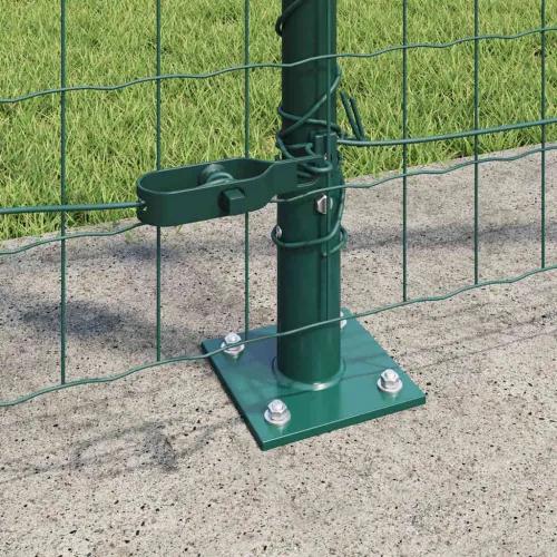 Euro Ograđivanje s Betonskom Bazom 10 x 1,2 m Zelena Mreža - 10 x 1,2 m (mrežica 50 x 75 mm) Zelena Betonska baza fiksacija Cijena