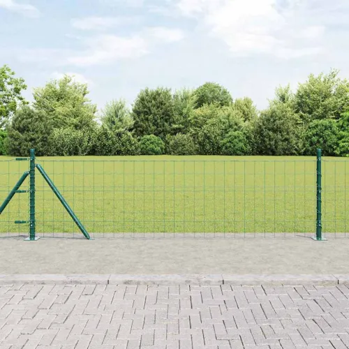 Euro Ograđivanje s Betonskom Bazom 25 x 0,6 m Zelena Mreža - 25 x 0,6 m (mreža 75 x 100 mm) Zelena Betonska baza fiksacija Cijena