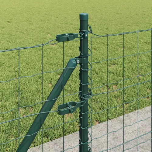 Euro Ograđivanje s Betonskom Bazom 25 x 0,6 m Zelena Mreža - 25 x 0,6 m (mreža 75 x 100 mm) Zelena Betonska baza fiksacija Cijena