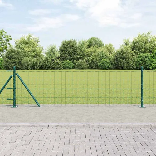 Euro Ograđivanje s Betonskom Bazom 10 x 0,4 m Zelena Mreža - 10 x 0,4 m (76,2 x 63,5 mm mreža) Zelena Betonska baza fiksacija Cijena